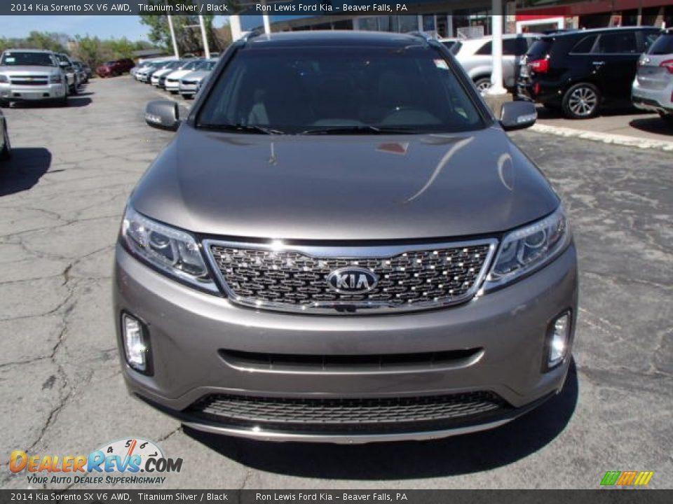 2014 Kia Sorento SX V6 AWD Titanium Silver / Black Photo #3