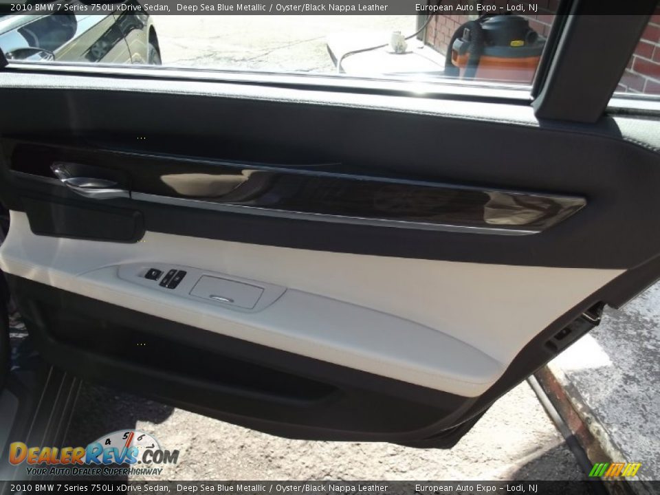 2010 BMW 7 Series 750Li xDrive Sedan Deep Sea Blue Metallic / Oyster/Black Nappa Leather Photo #15
