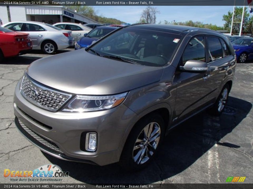 2014 Kia Sorento SX V6 AWD Titanium Silver / Black Photo #4