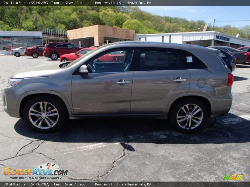 2014 Kia Sorento SX V6 AWD Titanium Silver / Black Photo #5