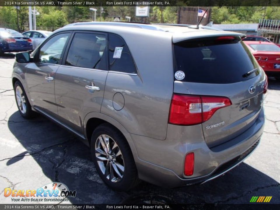 2014 Kia Sorento SX V6 AWD Titanium Silver / Black Photo #6