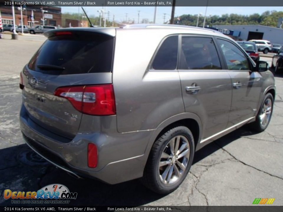 2014 Kia Sorento SX V6 AWD Titanium Silver / Black Photo #8