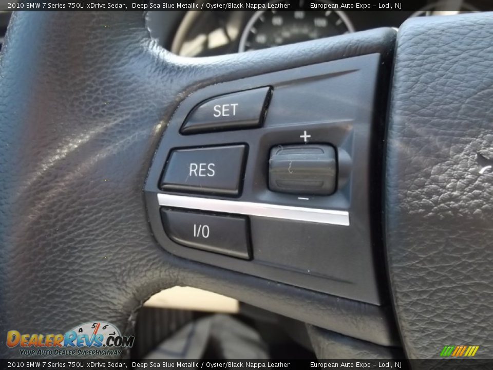 2010 BMW 7 Series 750Li xDrive Sedan Deep Sea Blue Metallic / Oyster/Black Nappa Leather Photo #21