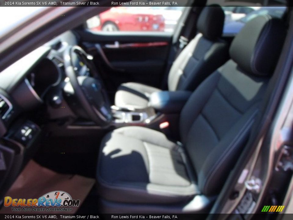 2014 Kia Sorento SX V6 AWD Titanium Silver / Black Photo #11