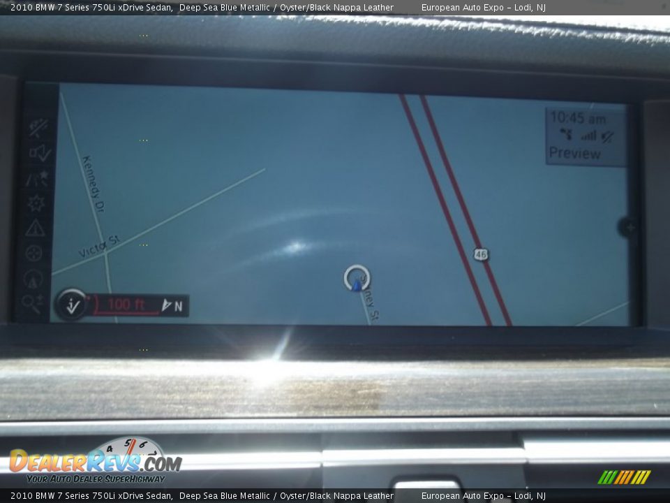 2010 BMW 7 Series 750Li xDrive Sedan Deep Sea Blue Metallic / Oyster/Black Nappa Leather Photo #23