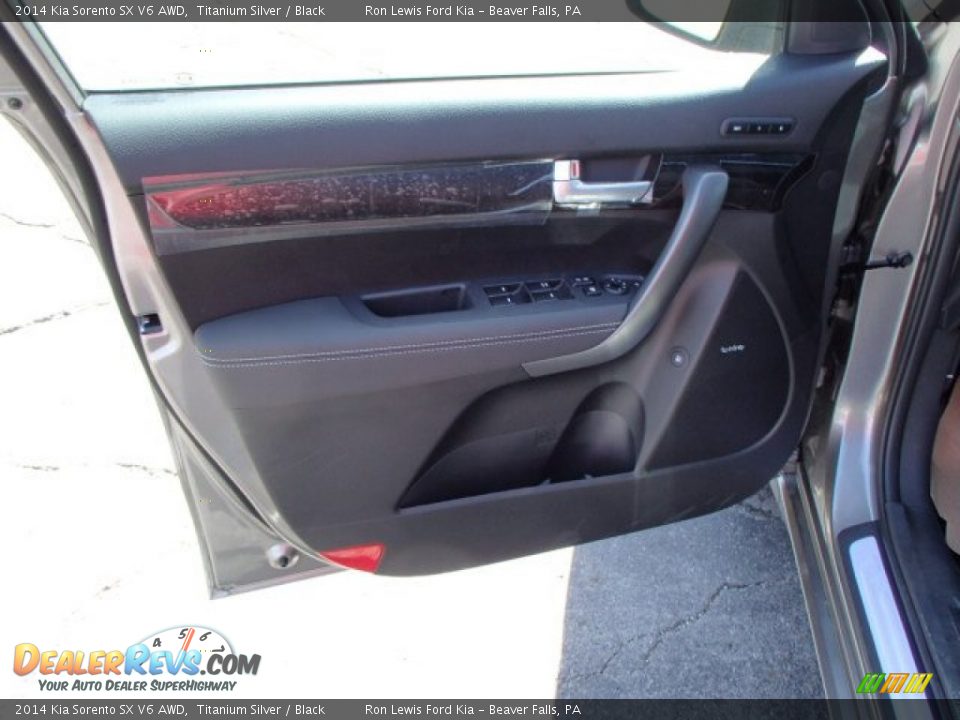 2014 Kia Sorento SX V6 AWD Titanium Silver / Black Photo #12