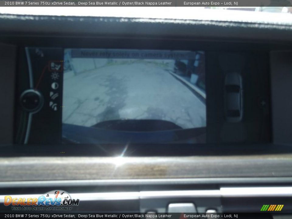 2010 BMW 7 Series 750Li xDrive Sedan Deep Sea Blue Metallic / Oyster/Black Nappa Leather Photo #24