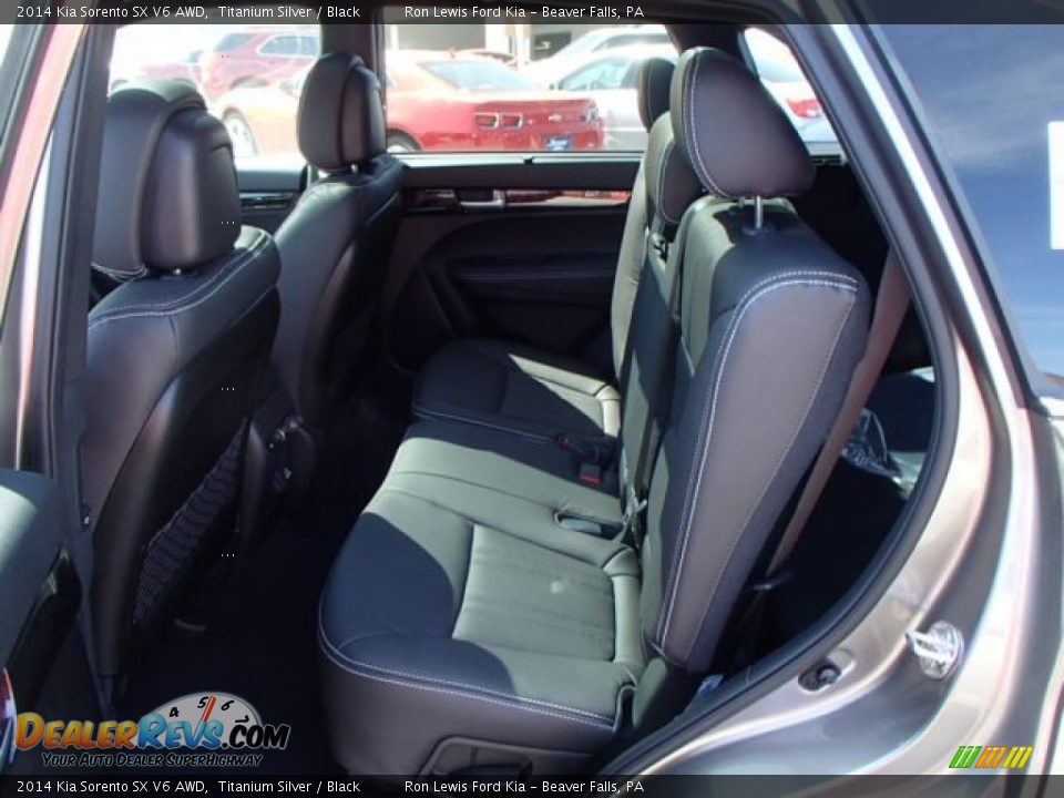 2014 Kia Sorento SX V6 AWD Titanium Silver / Black Photo #13
