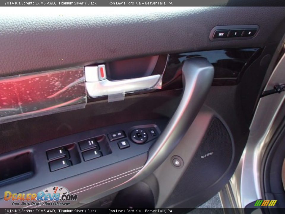 2014 Kia Sorento SX V6 AWD Titanium Silver / Black Photo #14