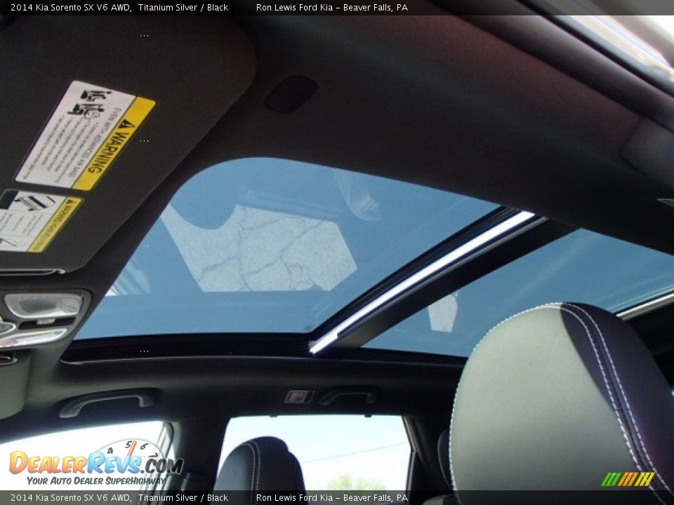 2014 Kia Sorento SX V6 AWD Titanium Silver / Black Photo #15