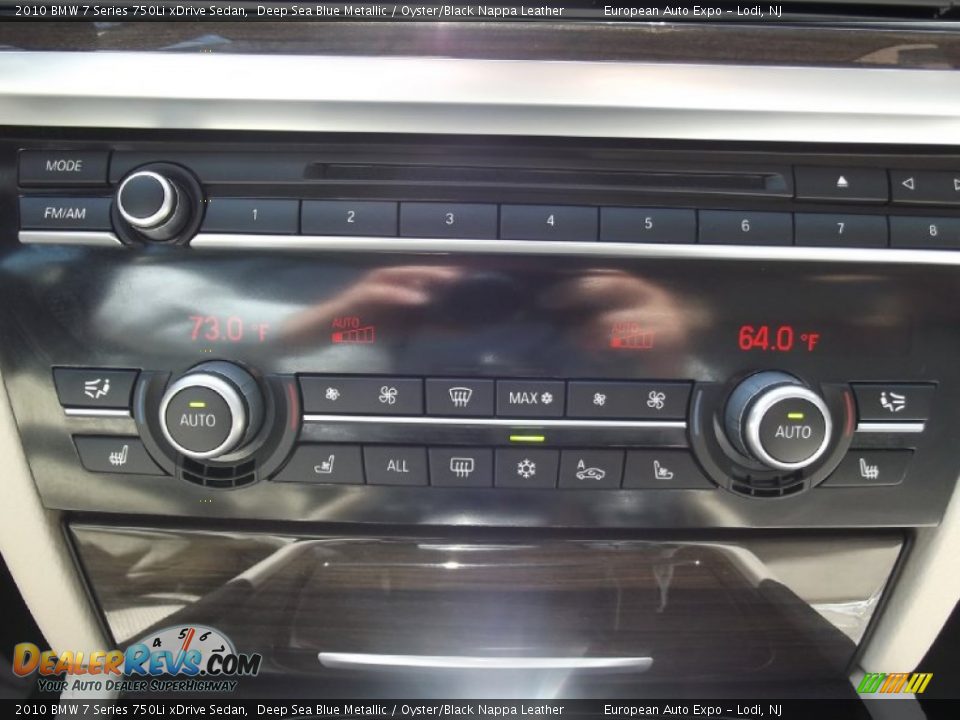 Controls of 2010 BMW 7 Series 750Li xDrive Sedan Photo #28