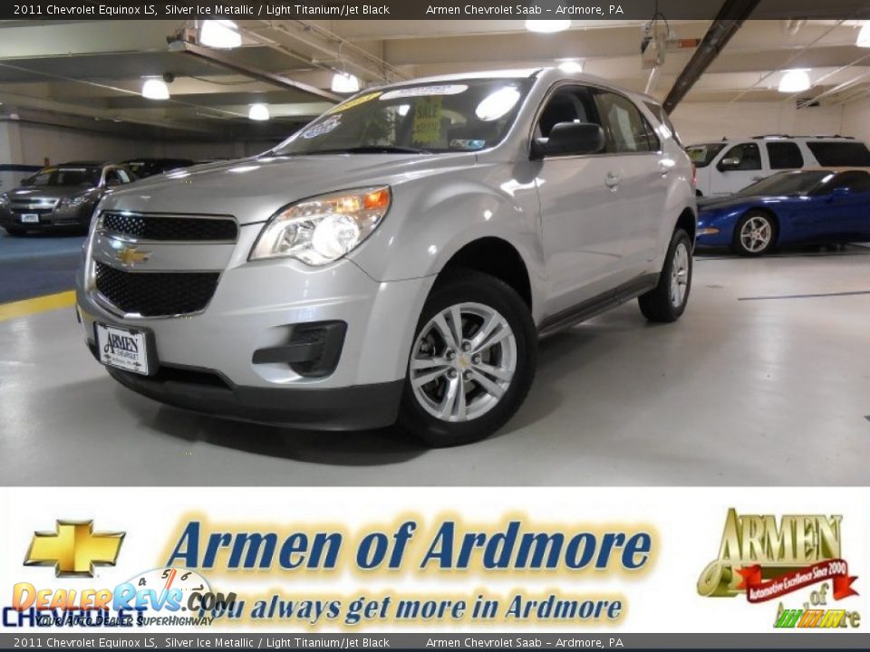 2011 Chevrolet Equinox LS Silver Ice Metallic / Light Titanium/Jet Black Photo #1