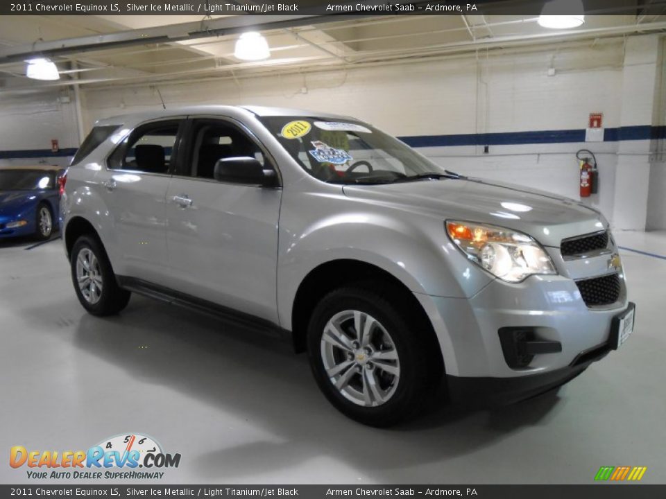 2011 Chevrolet Equinox LS Silver Ice Metallic / Light Titanium/Jet Black Photo #3