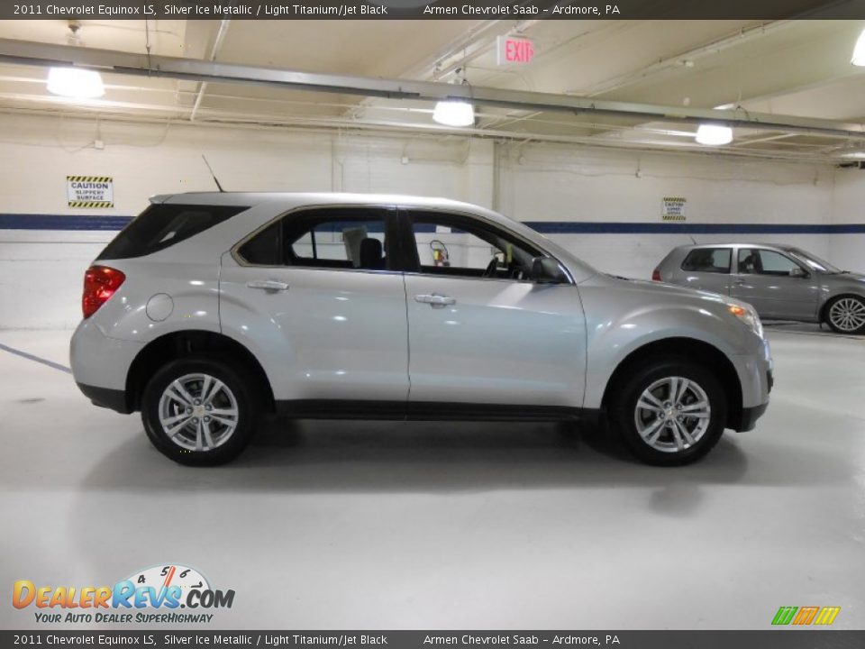 2011 Chevrolet Equinox LS Silver Ice Metallic / Light Titanium/Jet Black Photo #4