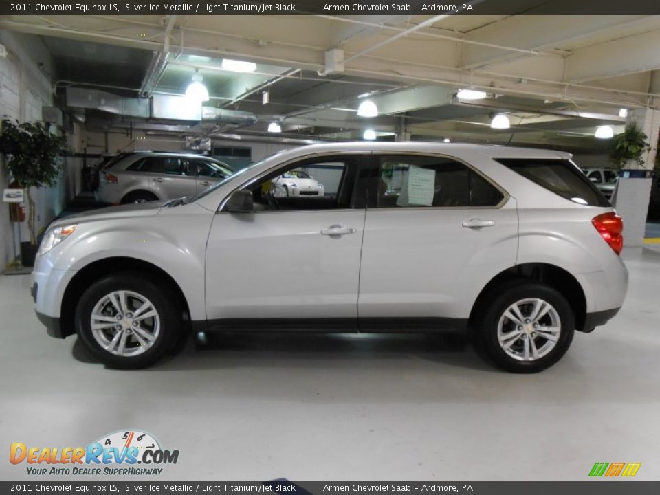 2011 Chevrolet Equinox LS Silver Ice Metallic / Light Titanium/Jet Black Photo #8