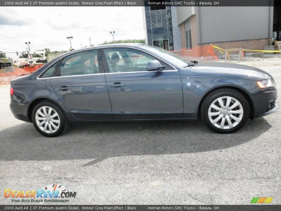 2009 Audi A4 2.0T Premium quattro Sedan Meteor Grey Pearl Effect / Black Photo #1