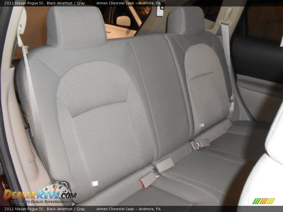 2011 Nissan Rogue SV Black Amethyst / Gray Photo #15