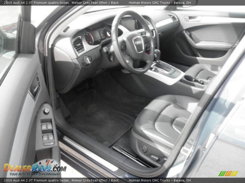 2009 Audi A4 2.0T Premium quattro Sedan Meteor Grey Pearl Effect / Black Photo #6