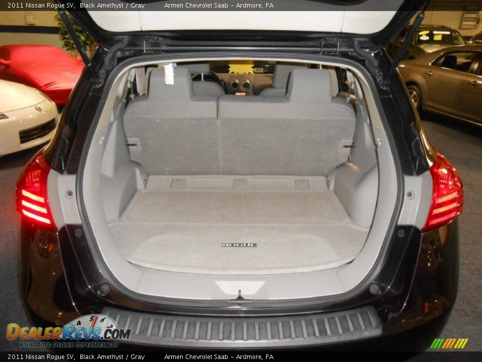 2011 Nissan Rogue SV Black Amethyst / Gray Photo #16