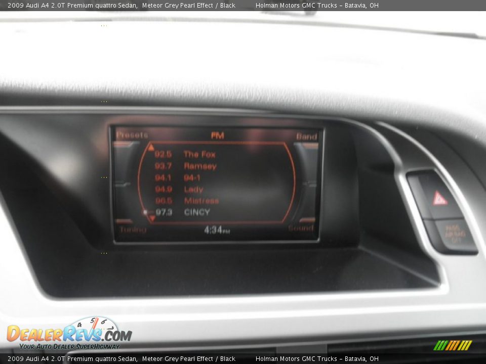 2009 Audi A4 2.0T Premium quattro Sedan Meteor Grey Pearl Effect / Black Photo #8