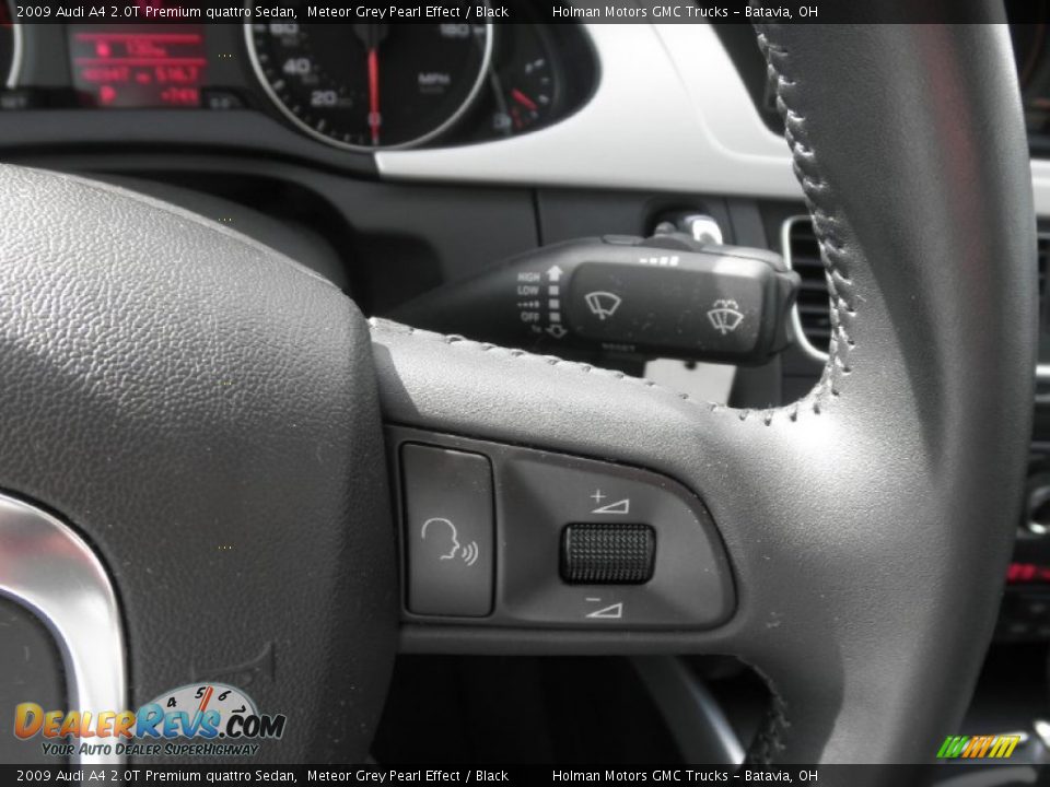 2009 Audi A4 2.0T Premium quattro Sedan Meteor Grey Pearl Effect / Black Photo #10