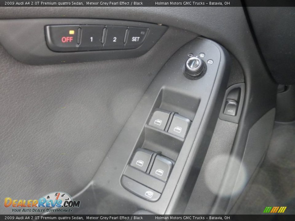 2009 Audi A4 2.0T Premium quattro Sedan Meteor Grey Pearl Effect / Black Photo #13