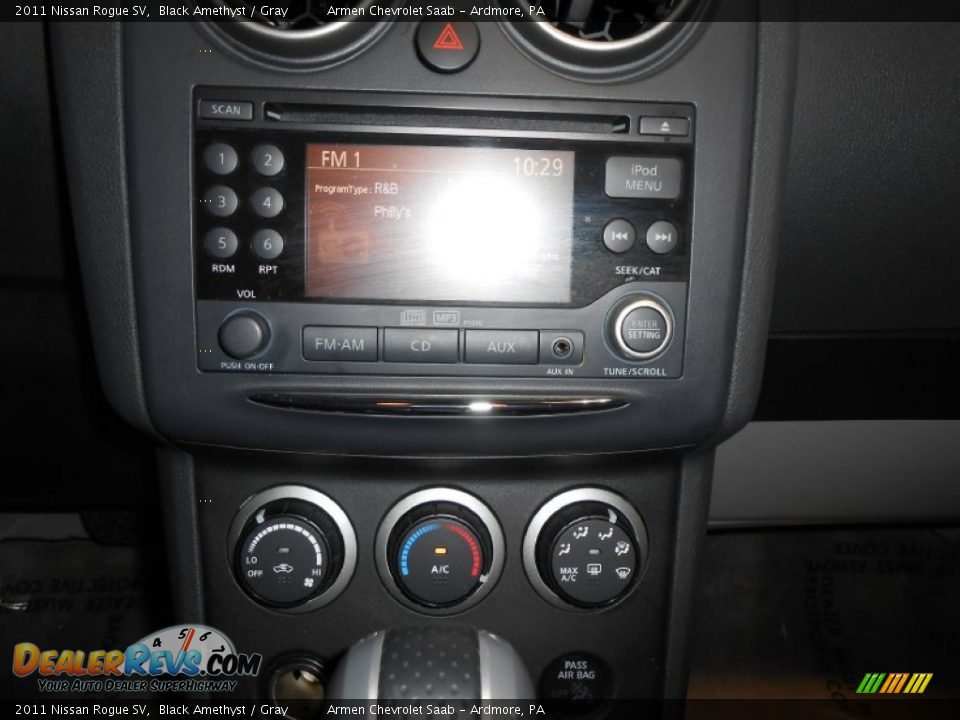 2011 Nissan Rogue SV Black Amethyst / Gray Photo #23