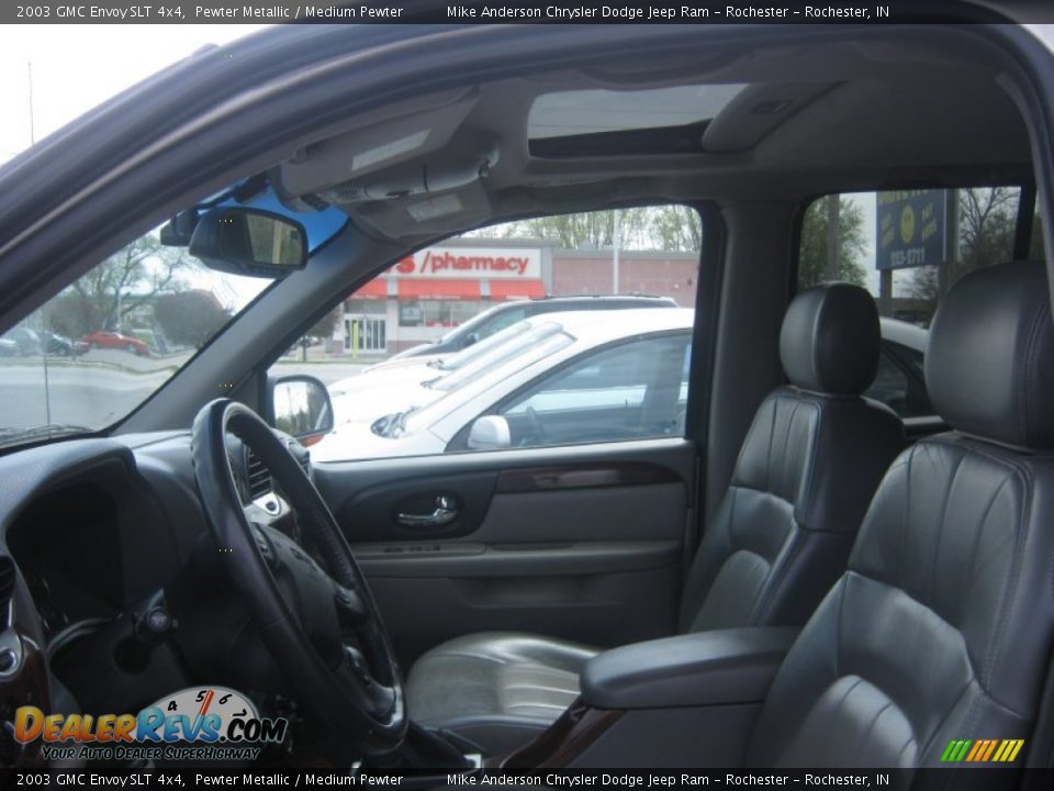 2003 GMC Envoy SLT 4x4 Pewter Metallic / Medium Pewter Photo #8