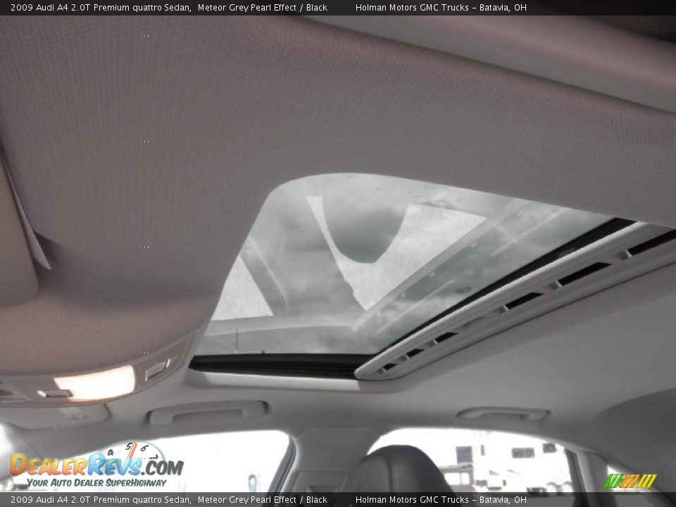 2009 Audi A4 2.0T Premium quattro Sedan Meteor Grey Pearl Effect / Black Photo #17