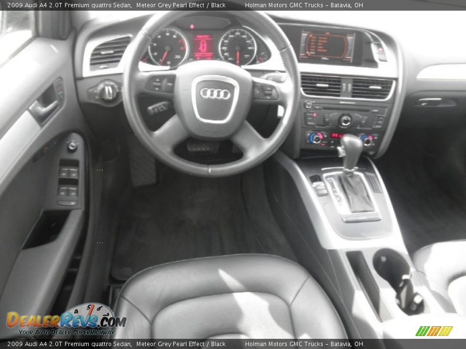 2009 Audi A4 2.0T Premium quattro Sedan Meteor Grey Pearl Effect / Black Photo #18