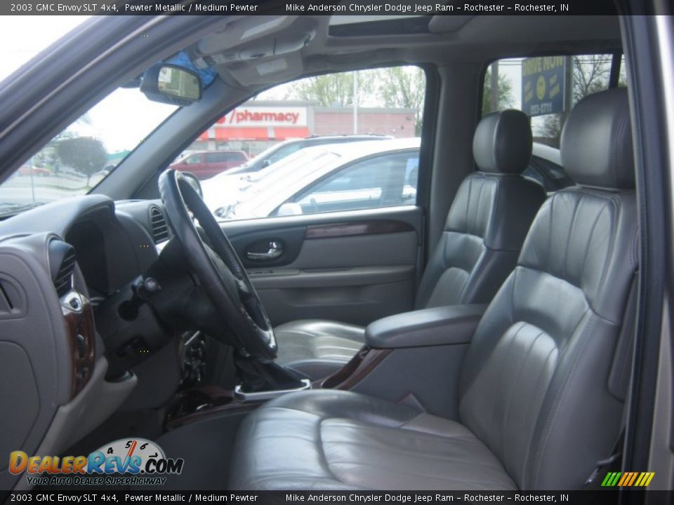 2003 GMC Envoy SLT 4x4 Pewter Metallic / Medium Pewter Photo #12