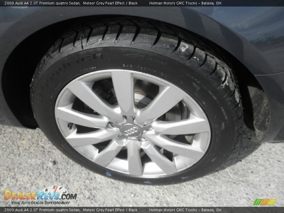 2009 Audi A4 2.0T Premium quattro Sedan Meteor Grey Pearl Effect / Black Photo #20
