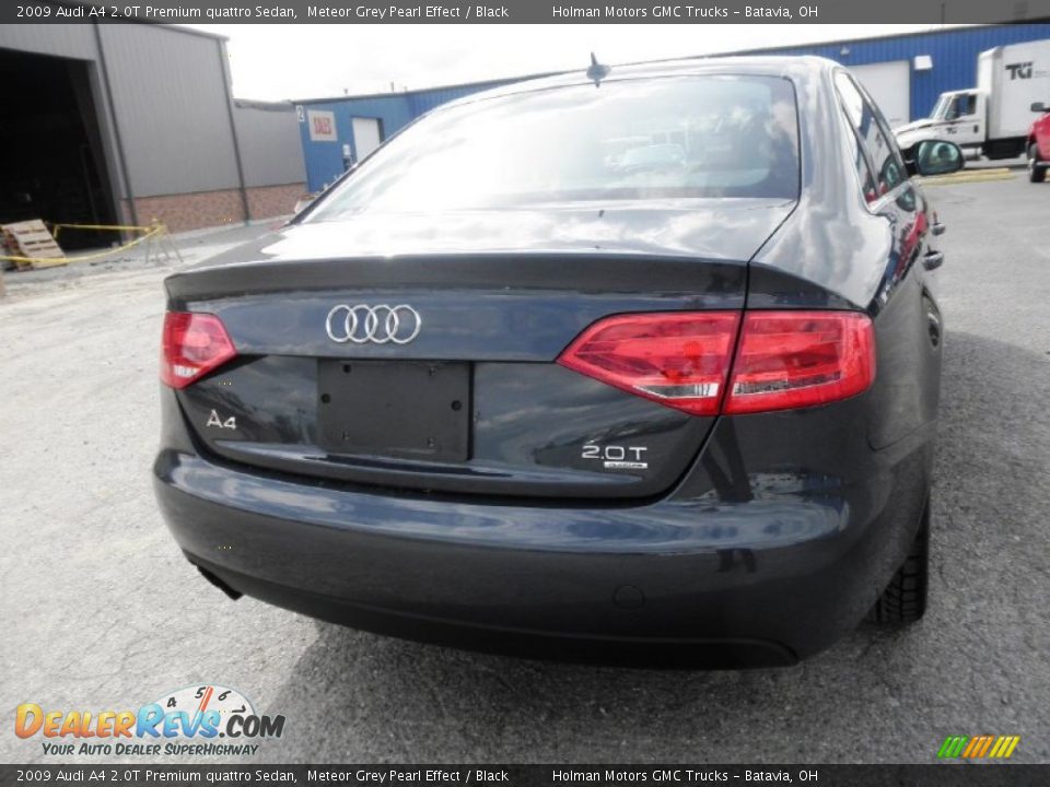 2009 Audi A4 2.0T Premium quattro Sedan Meteor Grey Pearl Effect / Black Photo #22