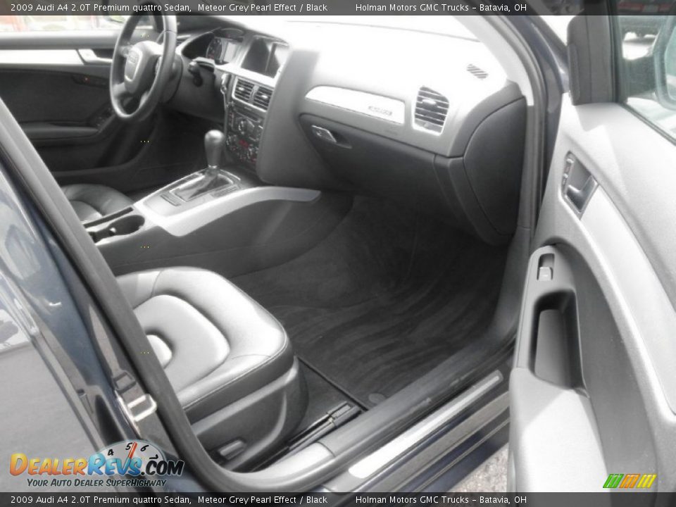 2009 Audi A4 2.0T Premium quattro Sedan Meteor Grey Pearl Effect / Black Photo #24