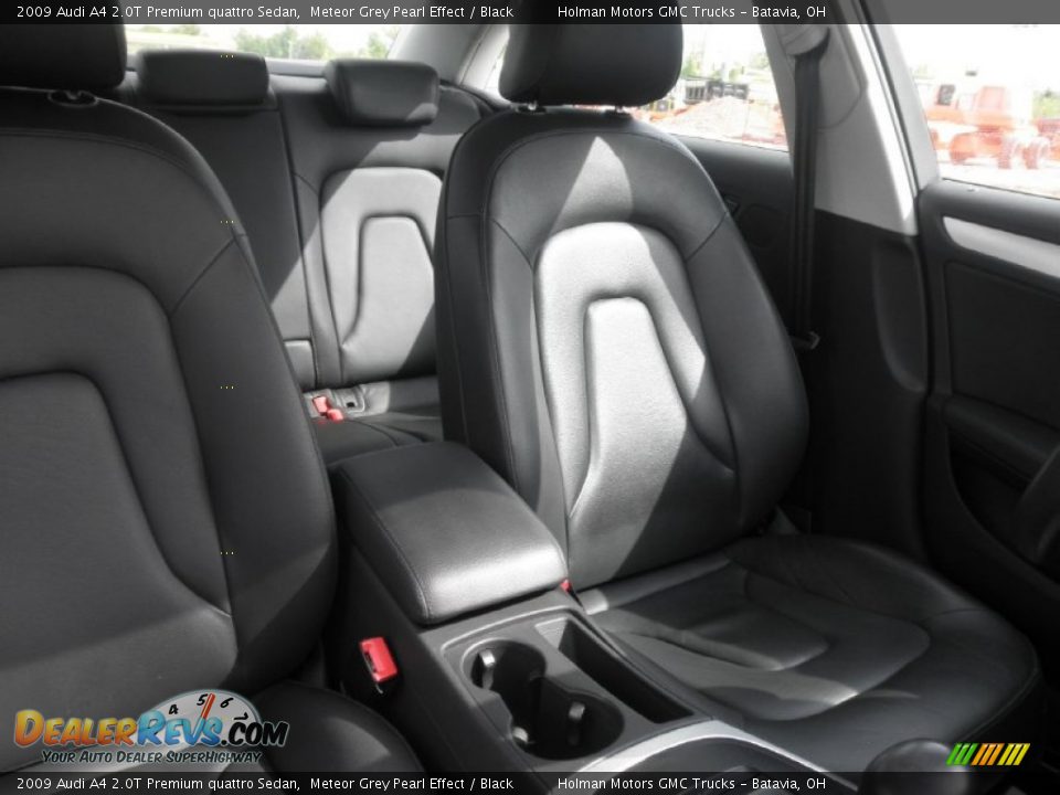 2009 Audi A4 2.0T Premium quattro Sedan Meteor Grey Pearl Effect / Black Photo #25