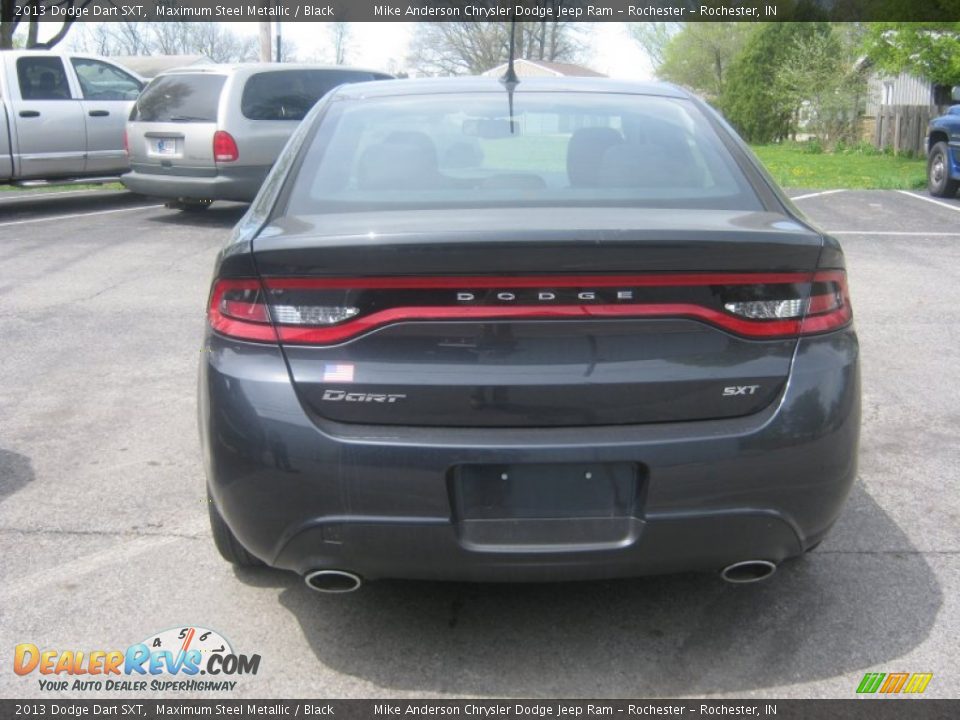 2013 Dodge Dart SXT Maximum Steel Metallic / Black Photo #4