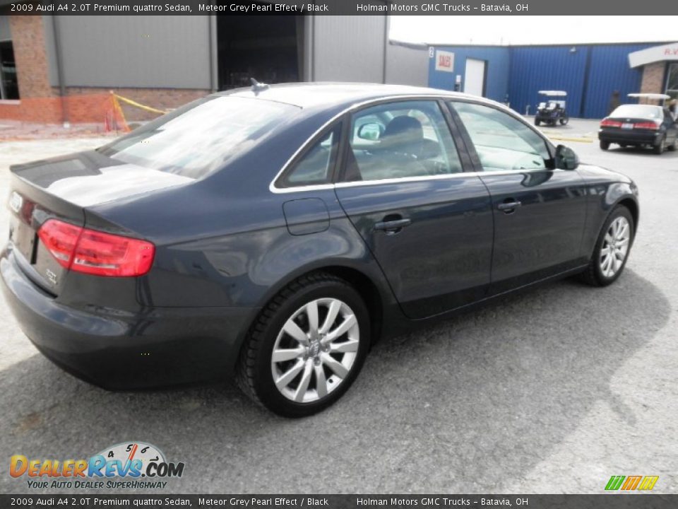 2009 Audi A4 2.0T Premium quattro Sedan Meteor Grey Pearl Effect / Black Photo #26
