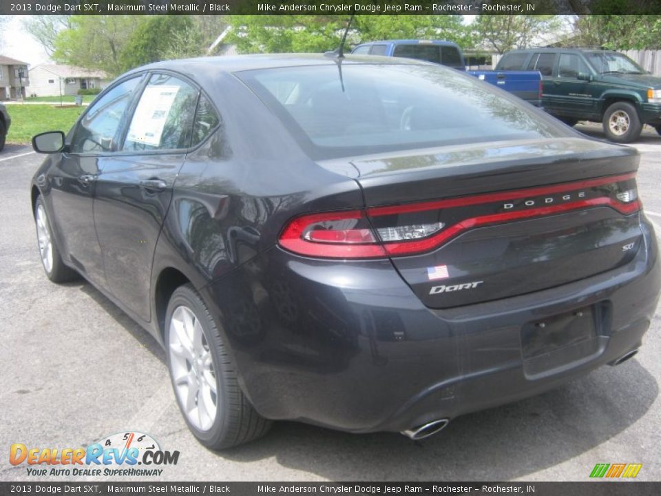 2013 Dodge Dart SXT Maximum Steel Metallic / Black Photo #5