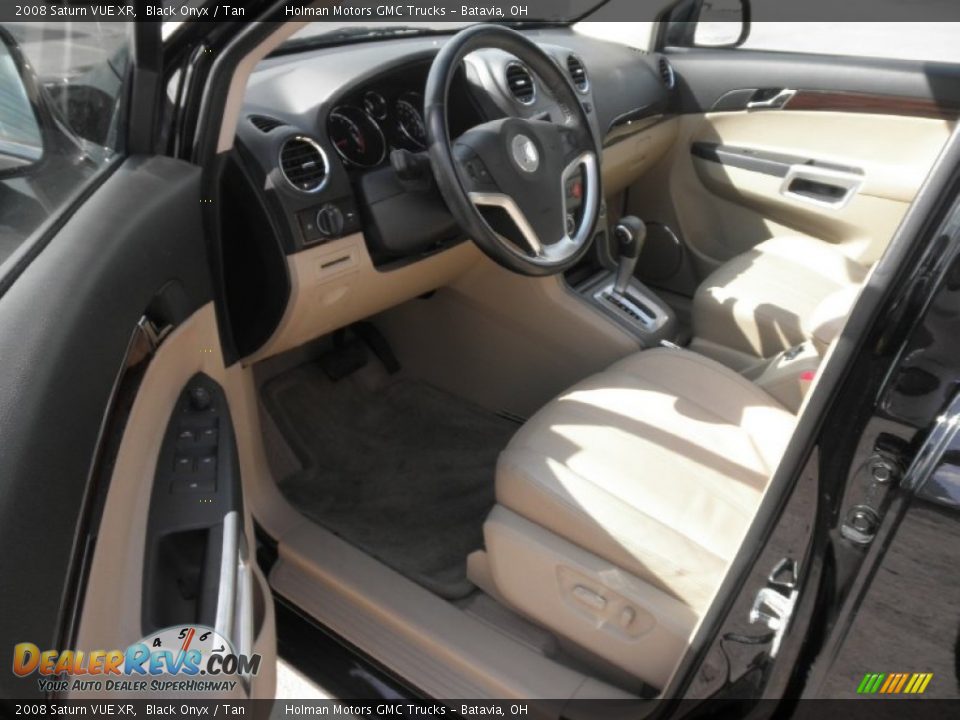 2008 Saturn VUE XR Black Onyx / Tan Photo #6