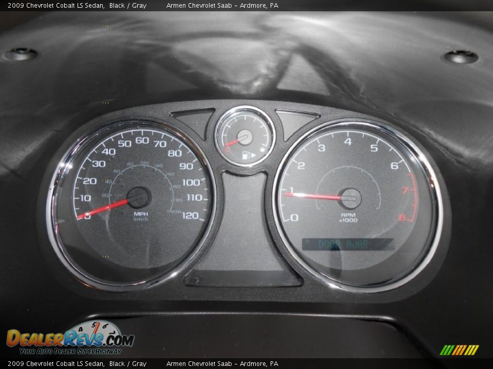 2009 Chevrolet Cobalt LS Sedan Black / Gray Photo #25