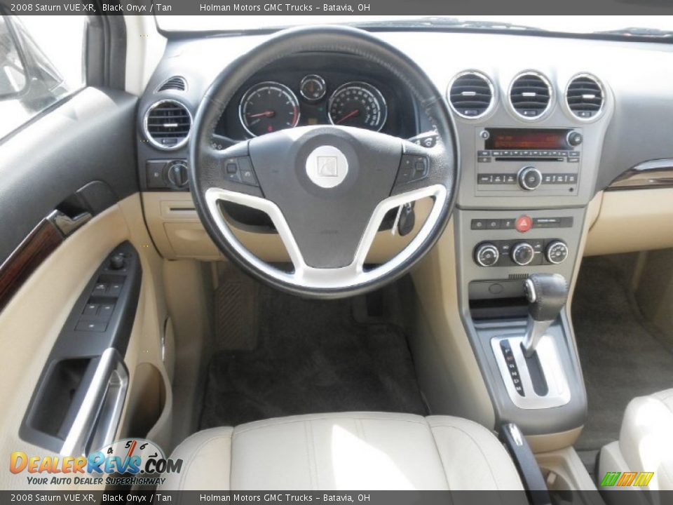 2008 Saturn VUE XR Black Onyx / Tan Photo #16