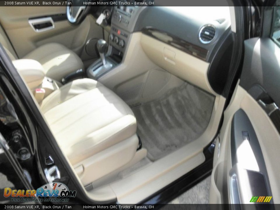 2008 Saturn VUE XR Black Onyx / Tan Photo #25