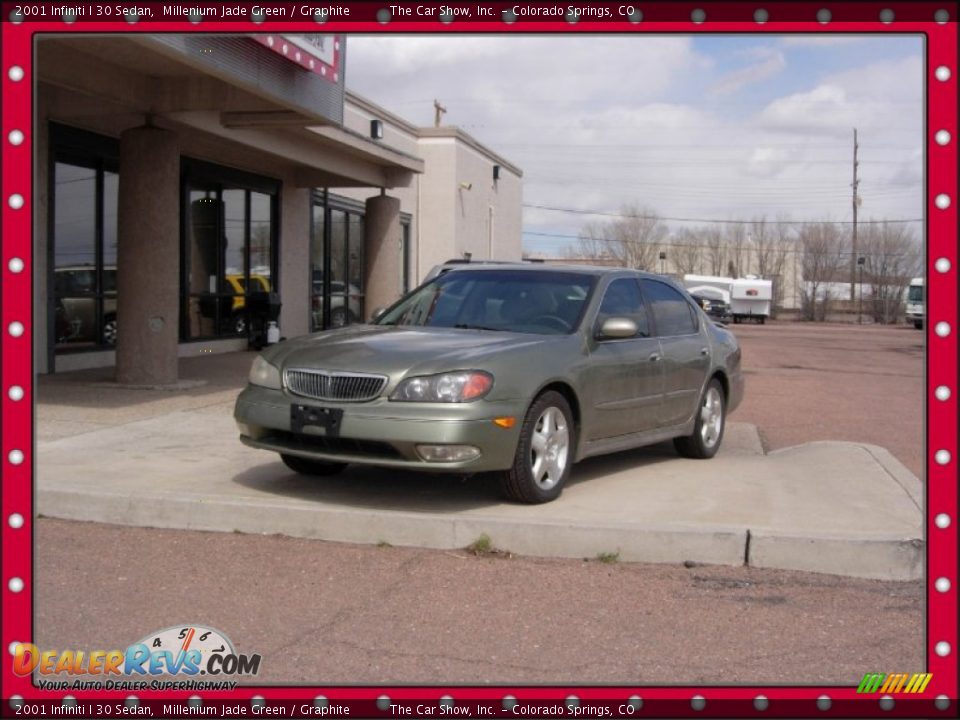 2001 Infiniti I 30 Sedan Millenium Jade Green / Graphite Photo #1