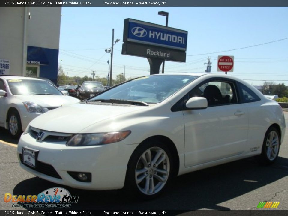 2006 Honda Civic Si Coupe Taffeta White / Black Photo #1