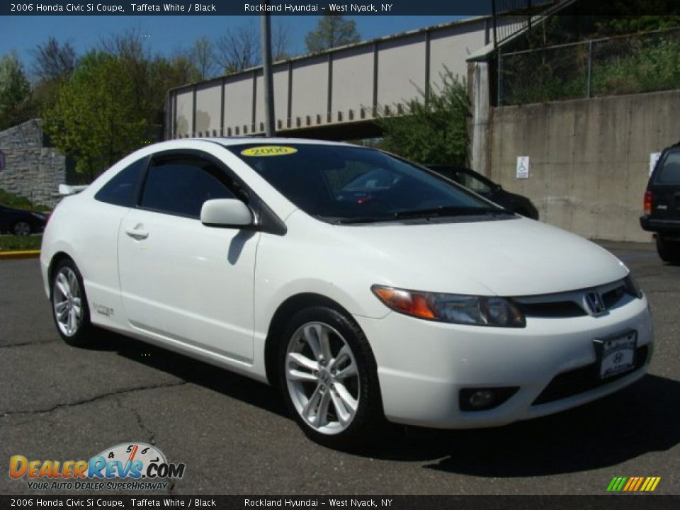 2006 Honda Civic Si Coupe Taffeta White / Black Photo #3