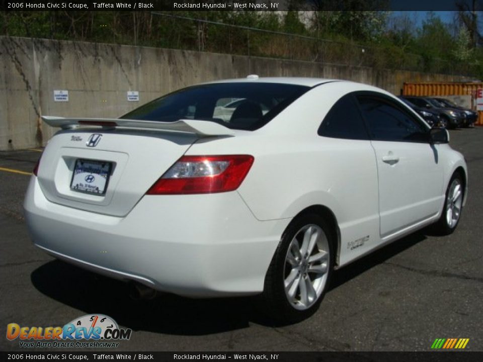 2006 Honda Civic Si Coupe Taffeta White / Black Photo #4