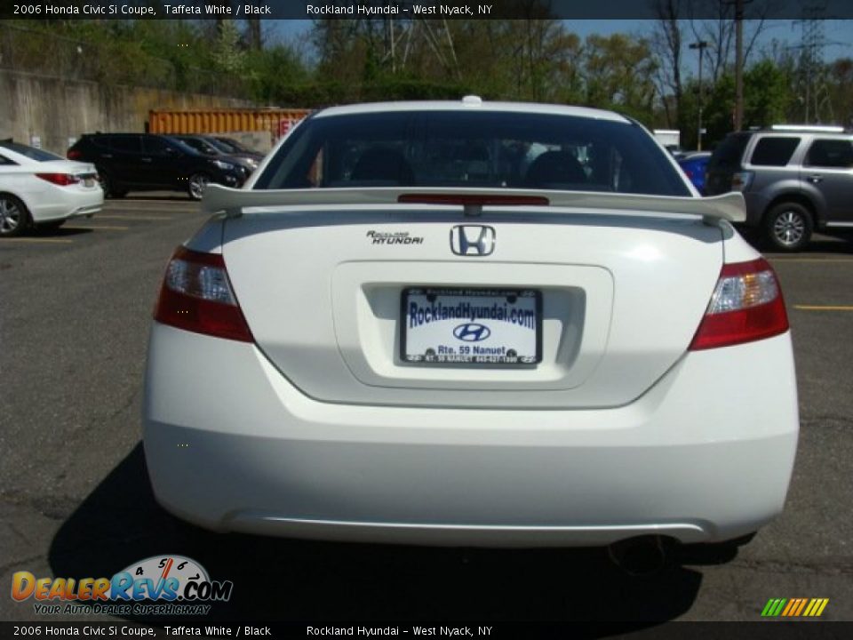 2006 Honda Civic Si Coupe Taffeta White / Black Photo #5