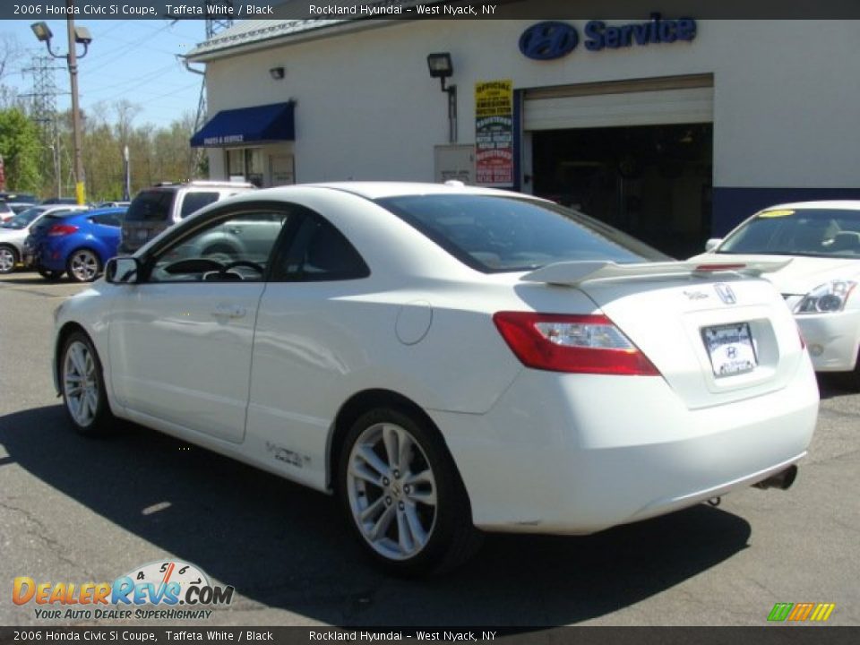 2006 Honda Civic Si Coupe Taffeta White / Black Photo #6