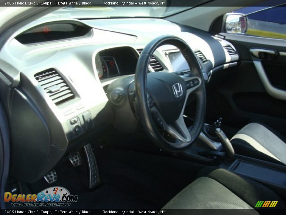 2006 Honda Civic Si Coupe Taffeta White / Black Photo #9