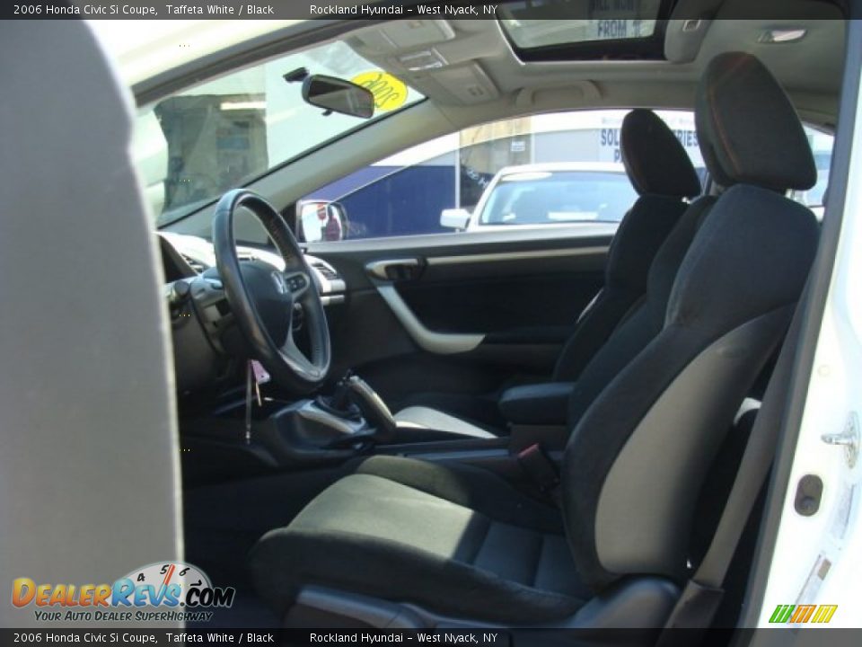 2006 Honda Civic Si Coupe Taffeta White / Black Photo #10
